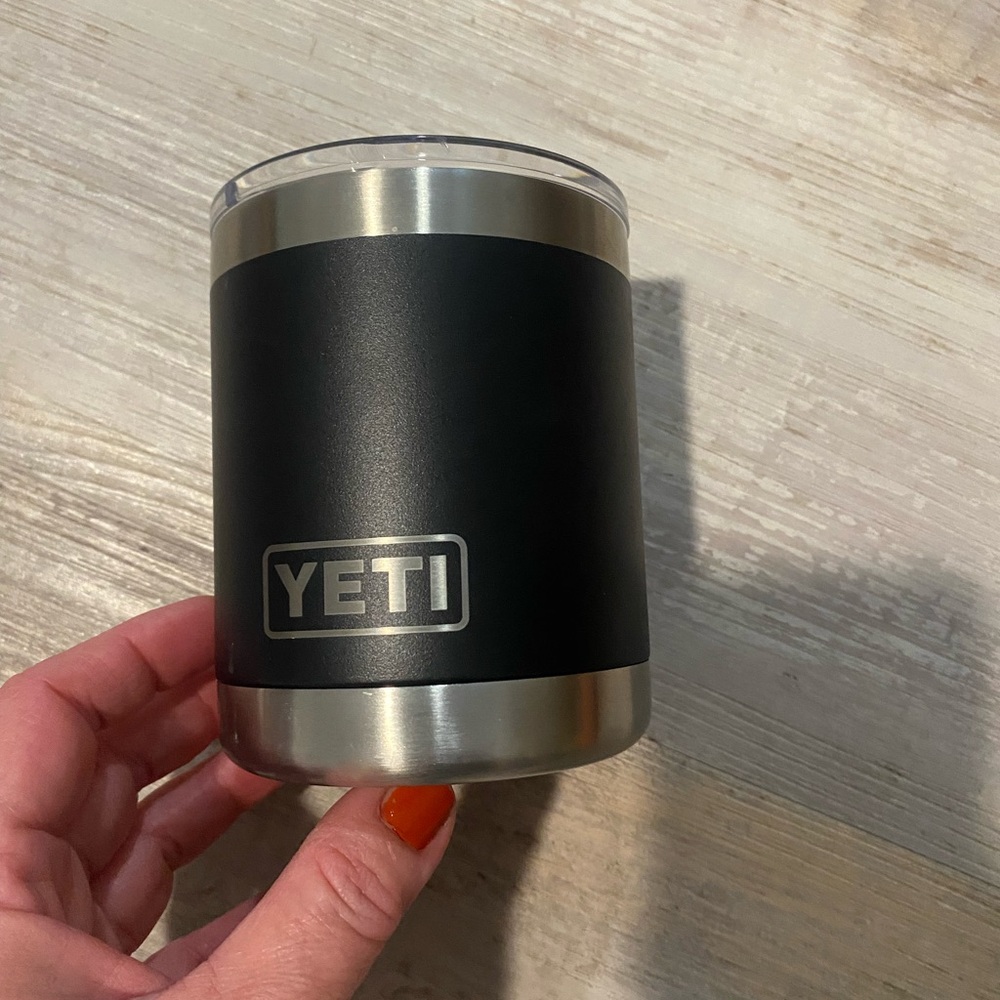 YETI Black Stainless Steel Tumbler